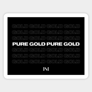 Pure Gold Sticker